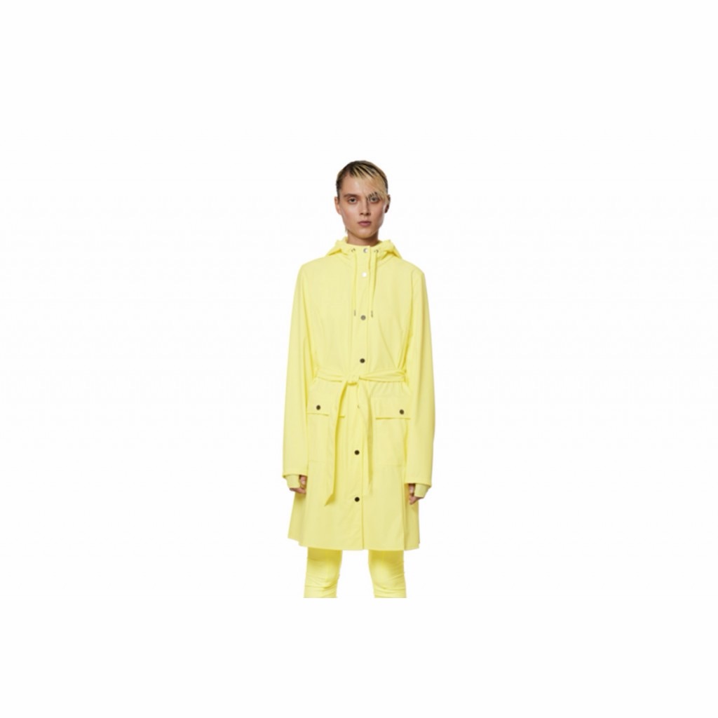 Nwt Rains Curve W Jacket In Straw (Light Yellow) Medium